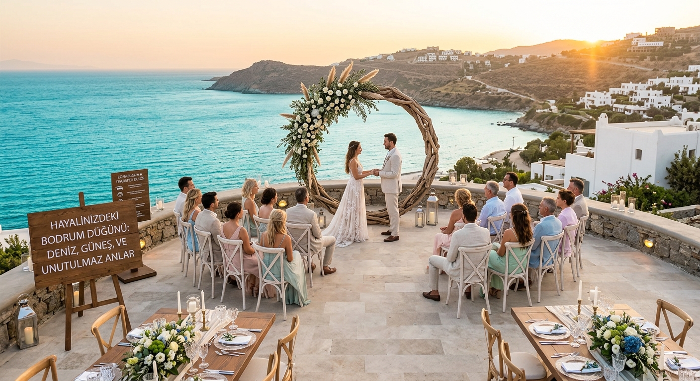 Bodrum Düğün Mekanları: Deniz Manzaralı ve Açık Hava Düğünleri İçin Rehber