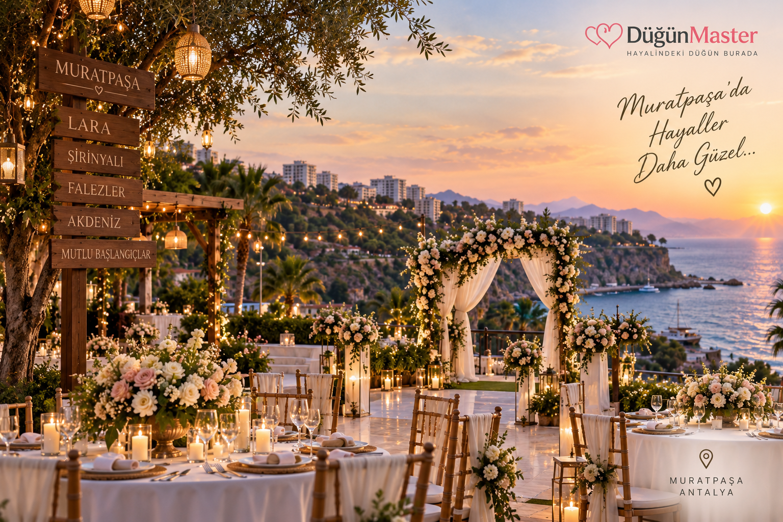 Antalya Muratpaşa Düğün Mekanları ve Fiyatları