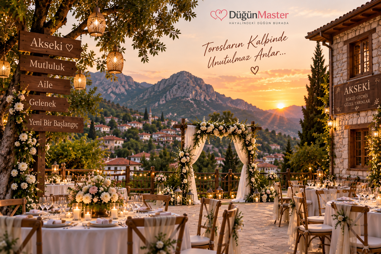 Antalya Akseki Düğün Mekanları ve Fiyatları